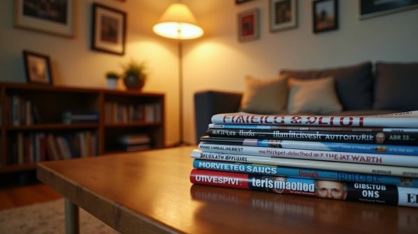 Choix divers de magazines d'actualité et d'information