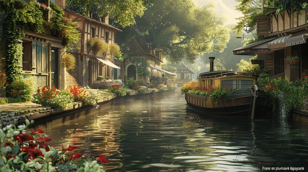 France en péniche: croisière fluviale dépaysante